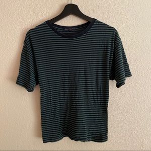 Oversized Striped Brandy Tee